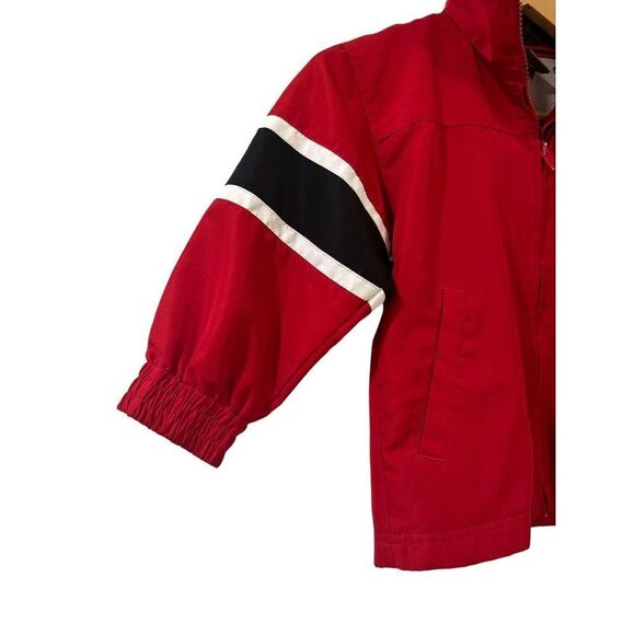 Nike Jacket Windbreaker Boys Red Zip Up Logo Lightweight Youth Athletic Sz. 4 - Picture 3 of 11